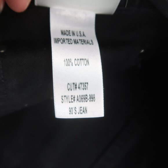 Agolde 90's Mid Rise Loose Fit Jeans in Black Size 26 - Picture 12 of 12